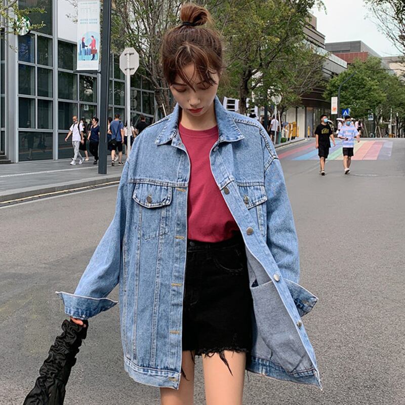 スタイルスタンダードジャケット スプリングルーズトップス レトロ 春物 萌量不足66783560569