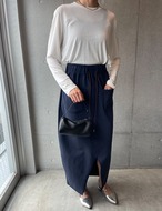 【25aw】Silky Simple Tops_8colors