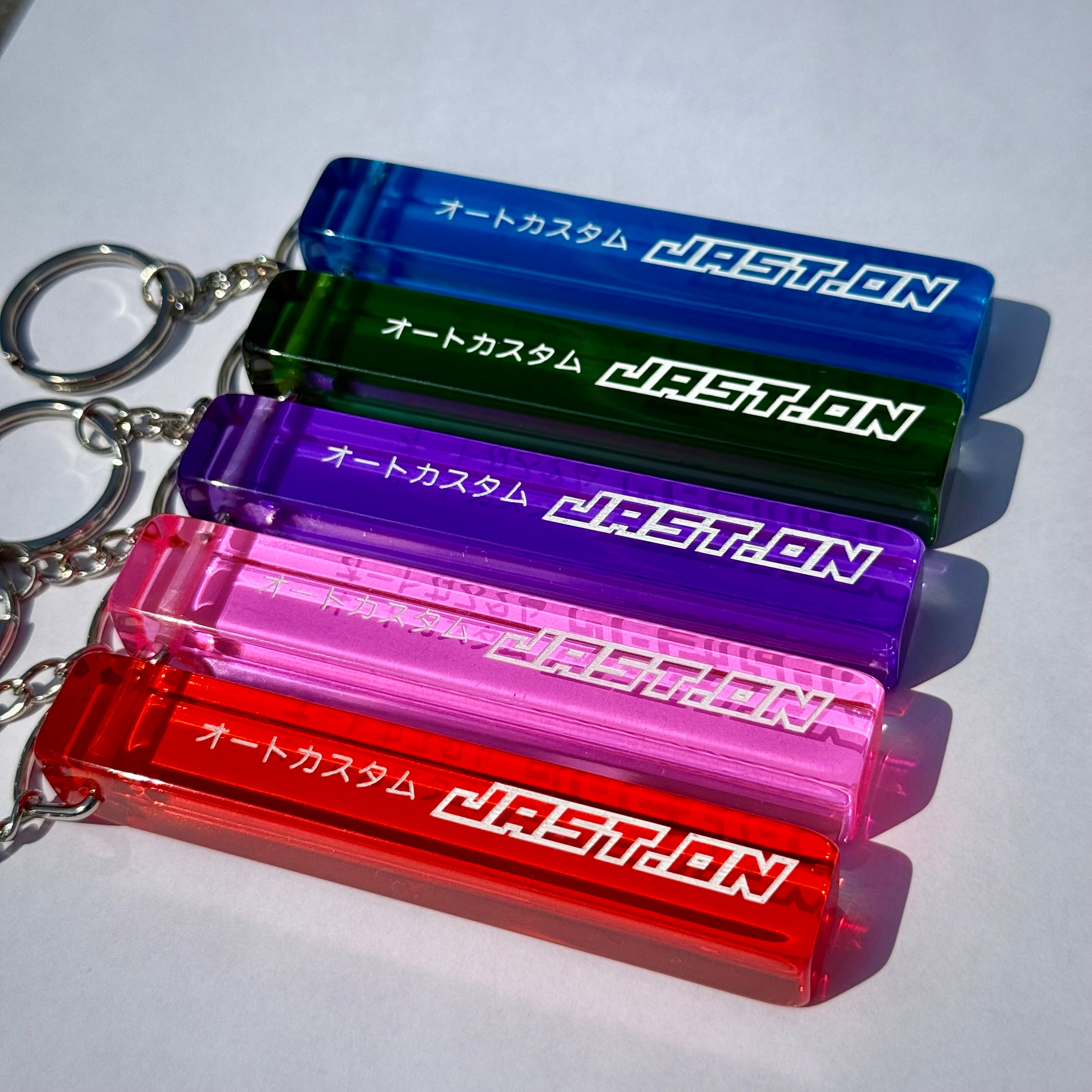 JAST.ON ホテル風キーホルダー【青】 昔のホテル風 JAST.ONキーホルダー ブルー | JAST.ON SHOP