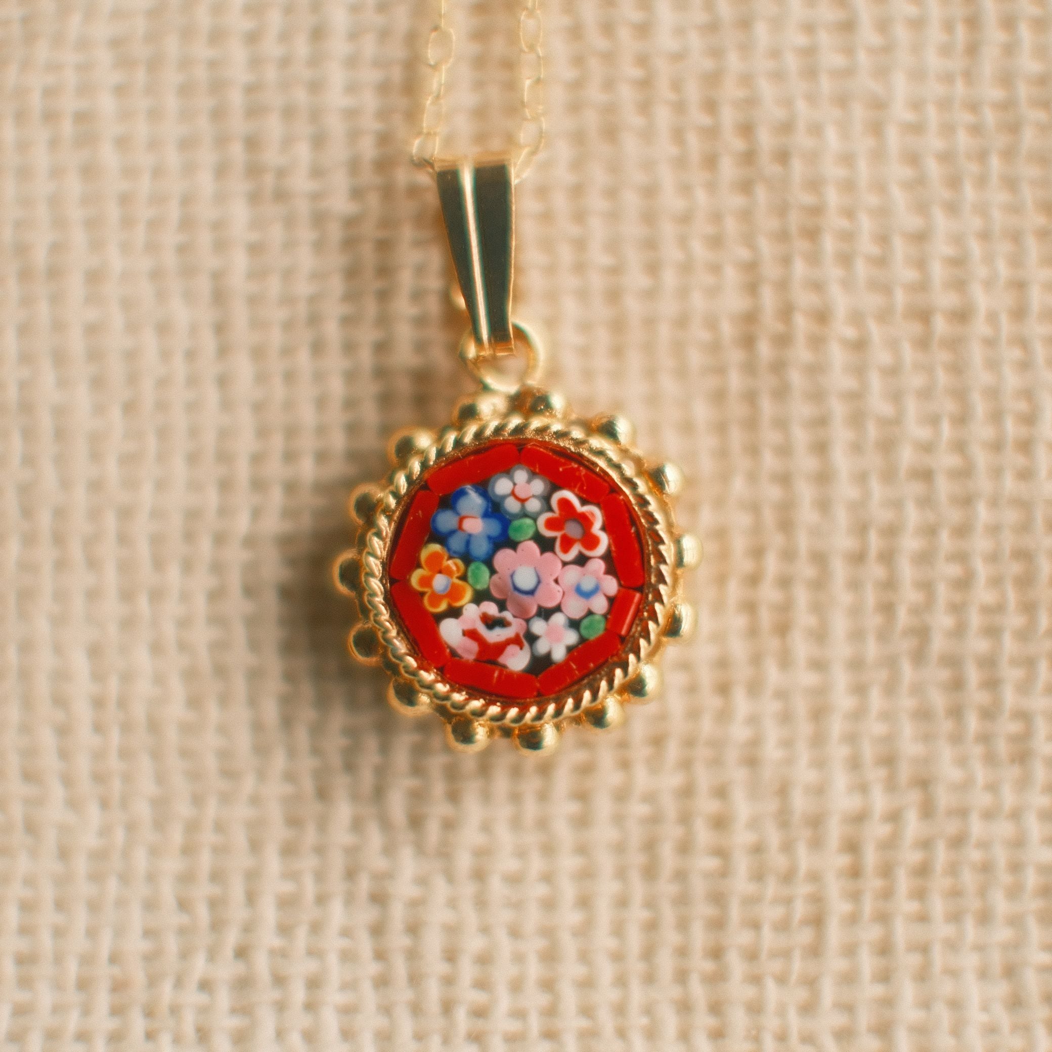 The Continental Collection: マイクロモザイクペンダント "Giulia"