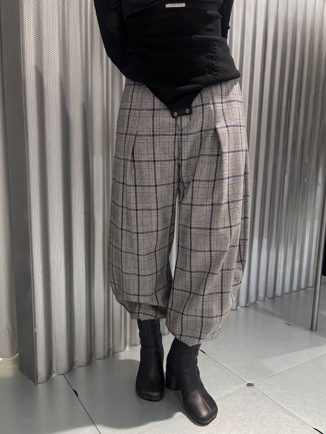 【26AW | WOMEN】AKIKOAOKI アキコアオキ / パンツ /  Ankle tucked trousers-03 AA26AW-P03-03