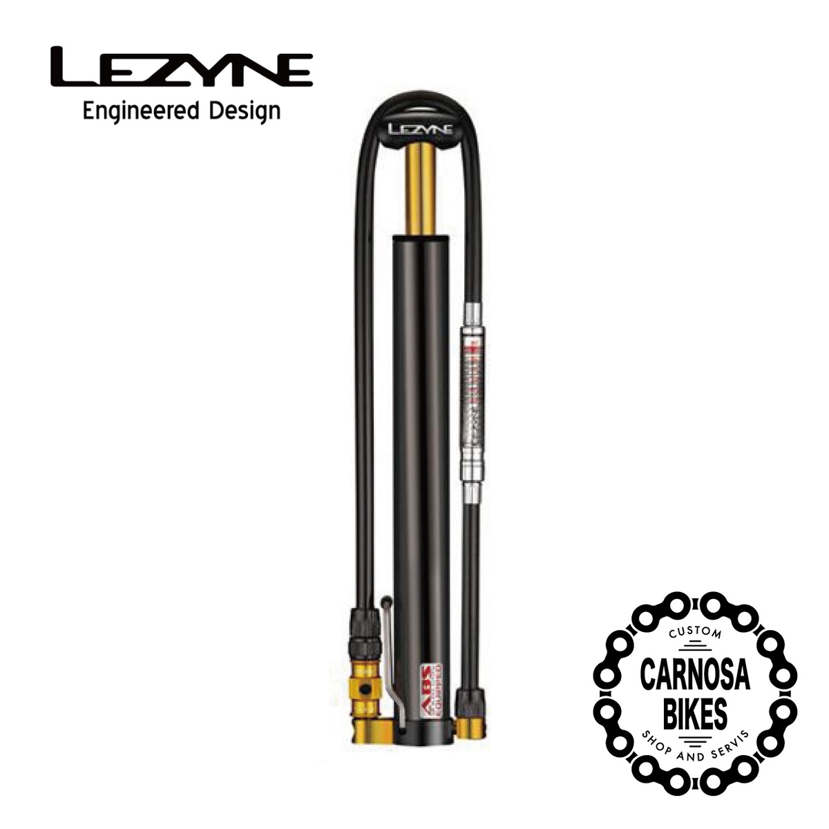 LEZYNE】MICRO FLOOR DRIVE HV(ゲージ付) [マイクロフロアードライブ 