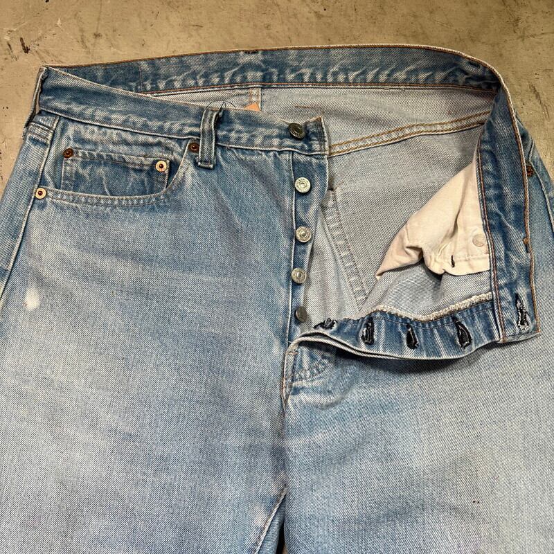 70's 80's Levi's リーバイス 501 66後期 デニムパンツ 赤耳 セルヴィッジ 刻印6 スモールe 赤タブ  バックポケットチェーンステッチ 実寸W33 USA製 希少 ヴィンテージ BA-2249 RM2668H | agito vintage  powered by BASE