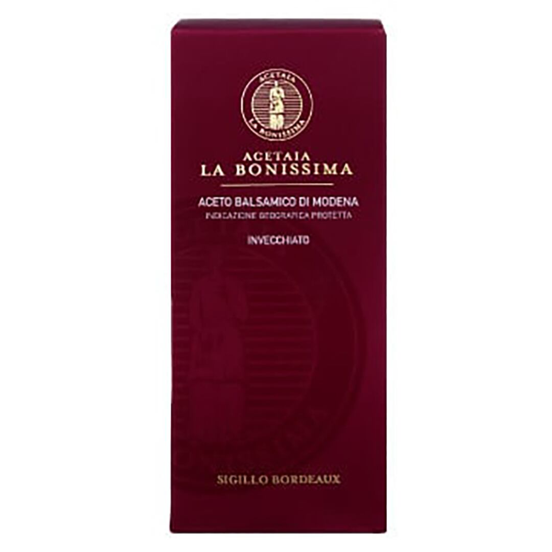 バルサミコ酢【Acetaia La Bonissima】7年熟成 250ml （ボルドーラベル