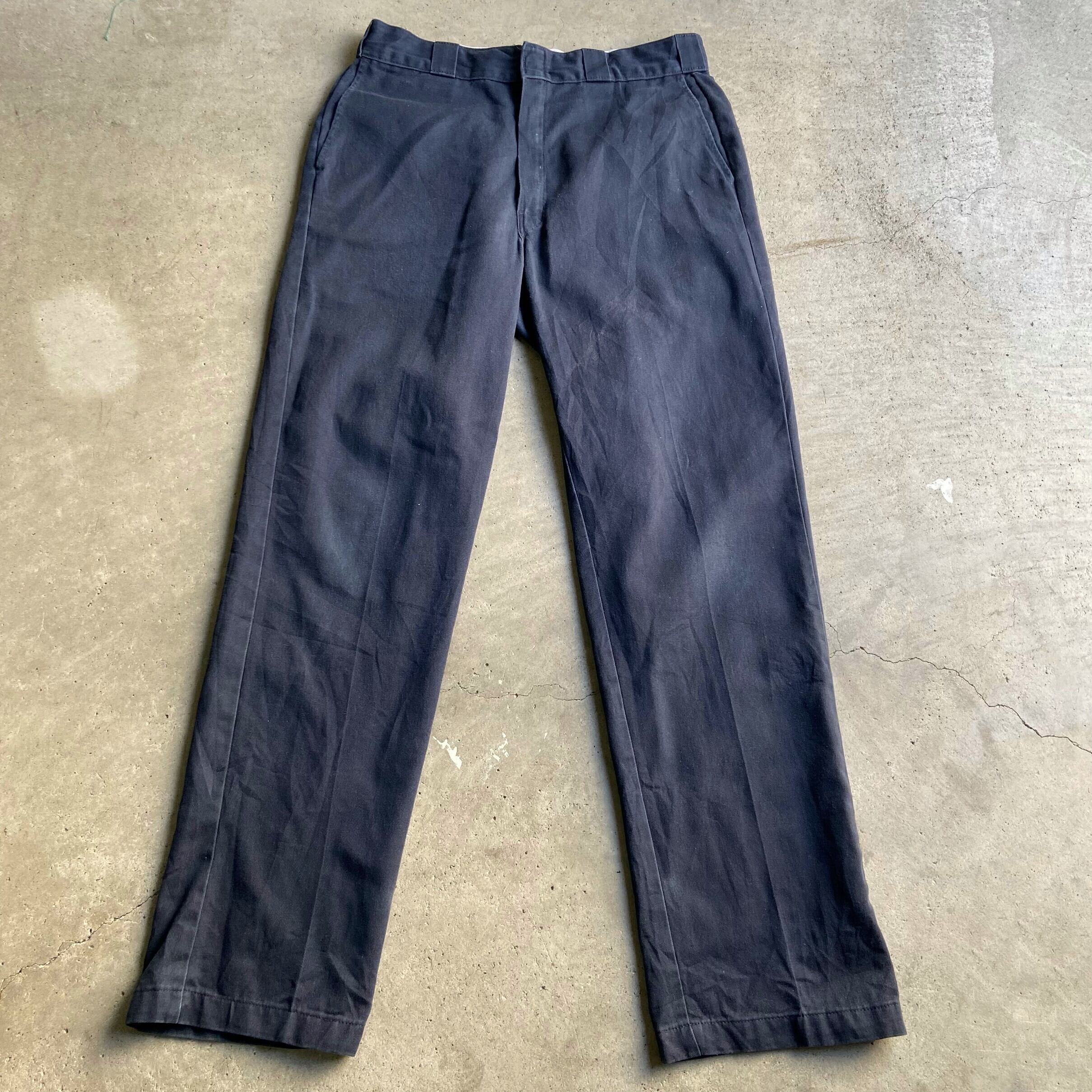 Dickies ディッキーズ 874 ワークパンツ メンズW34 古着 ネイビー 紺