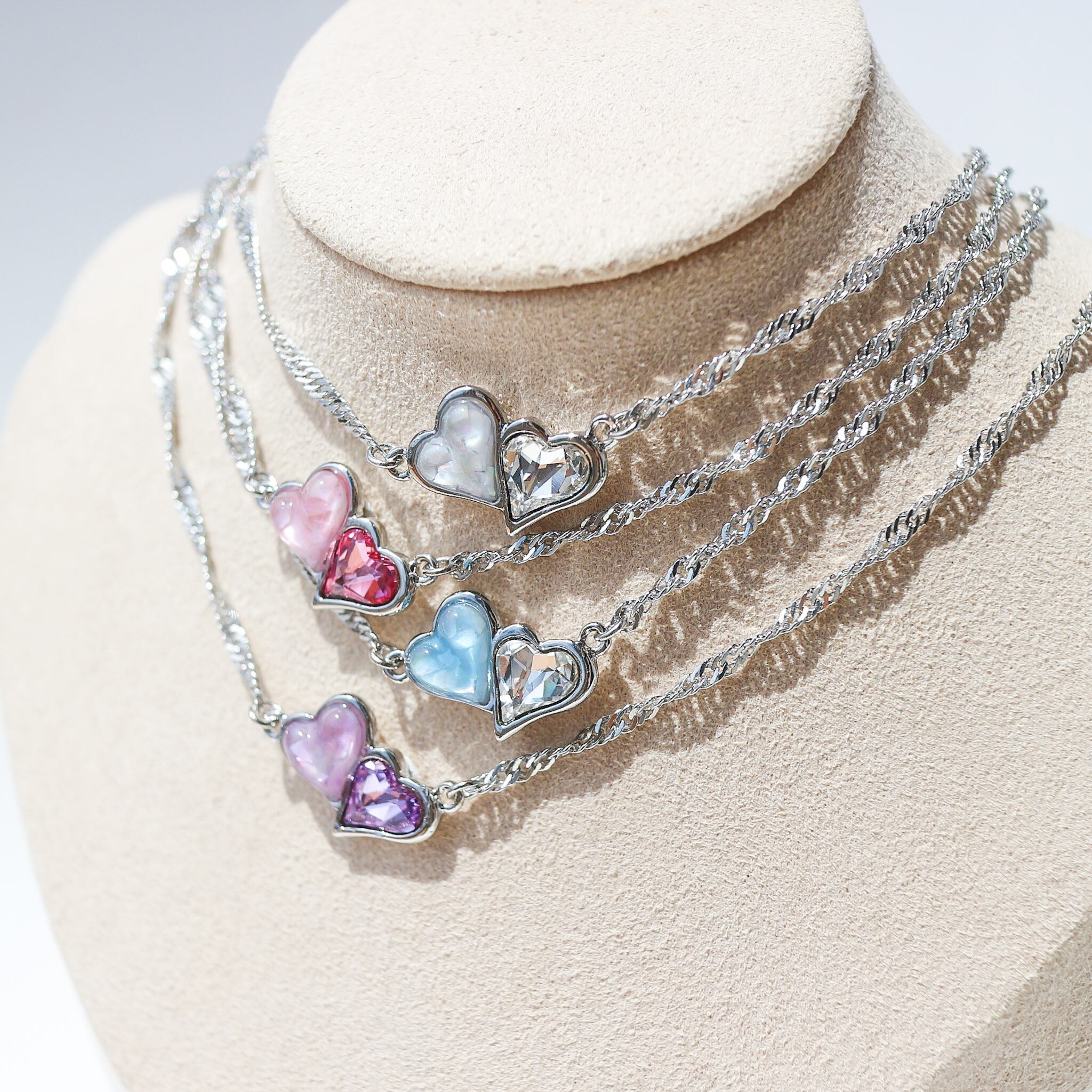 ミニハートシェルネックレス（パープル） | マルベリコ