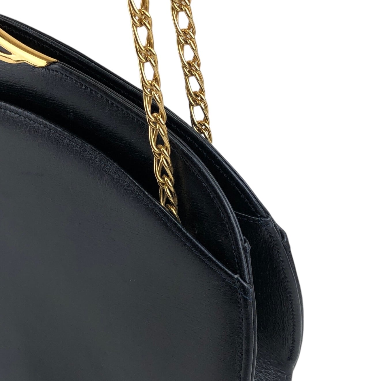 Cartier カルティエ サファイアライン ショルダーバッグ ネイビー