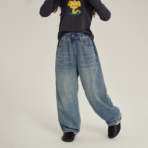 秋レトロストレートジーンズ