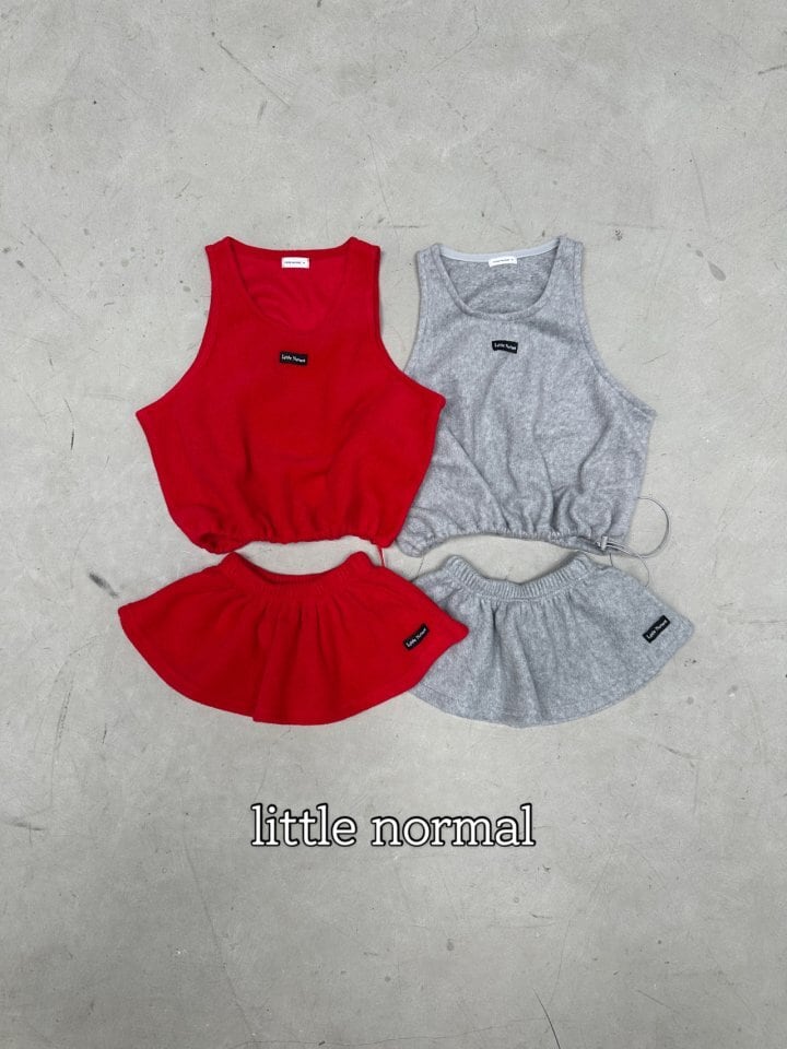 ※11/23まで5%OFF予約【little normal】fleece layered set/S-XL