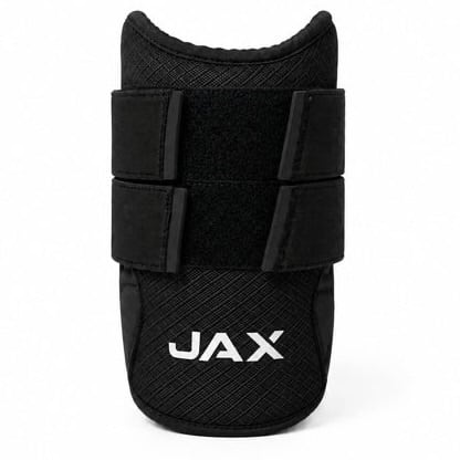 JAX プロテクティブ ガード ダブルストラップ エルボーガード ブラック