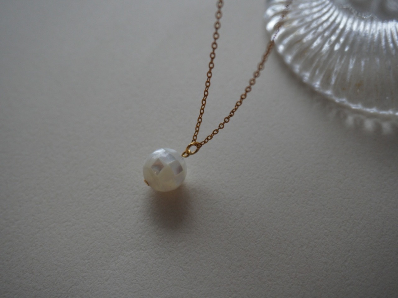 【 WAVE 】mirrorball necklace