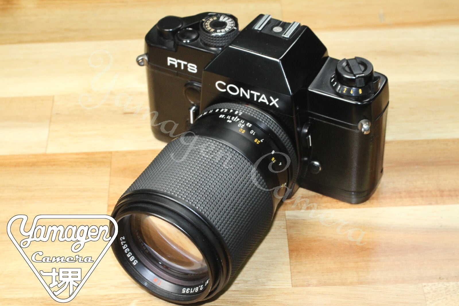 CONTAX/RTSボディ＋Carl Zeiss Sonnar T＊ 135mm F2.8 モックアップ