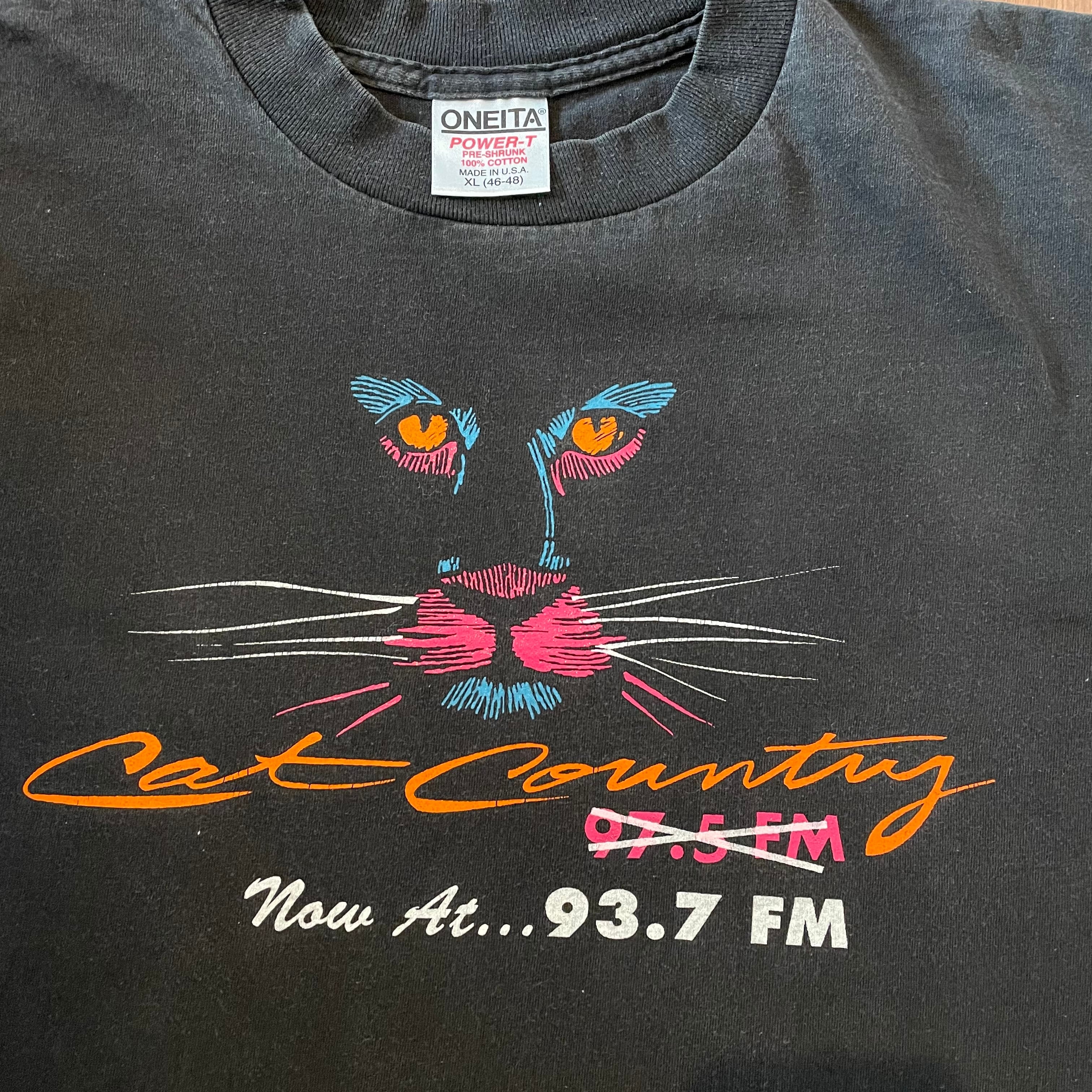 ONEITA】80s 90s USA製 ラジオ局 アドバタイジング Tシャツ ...