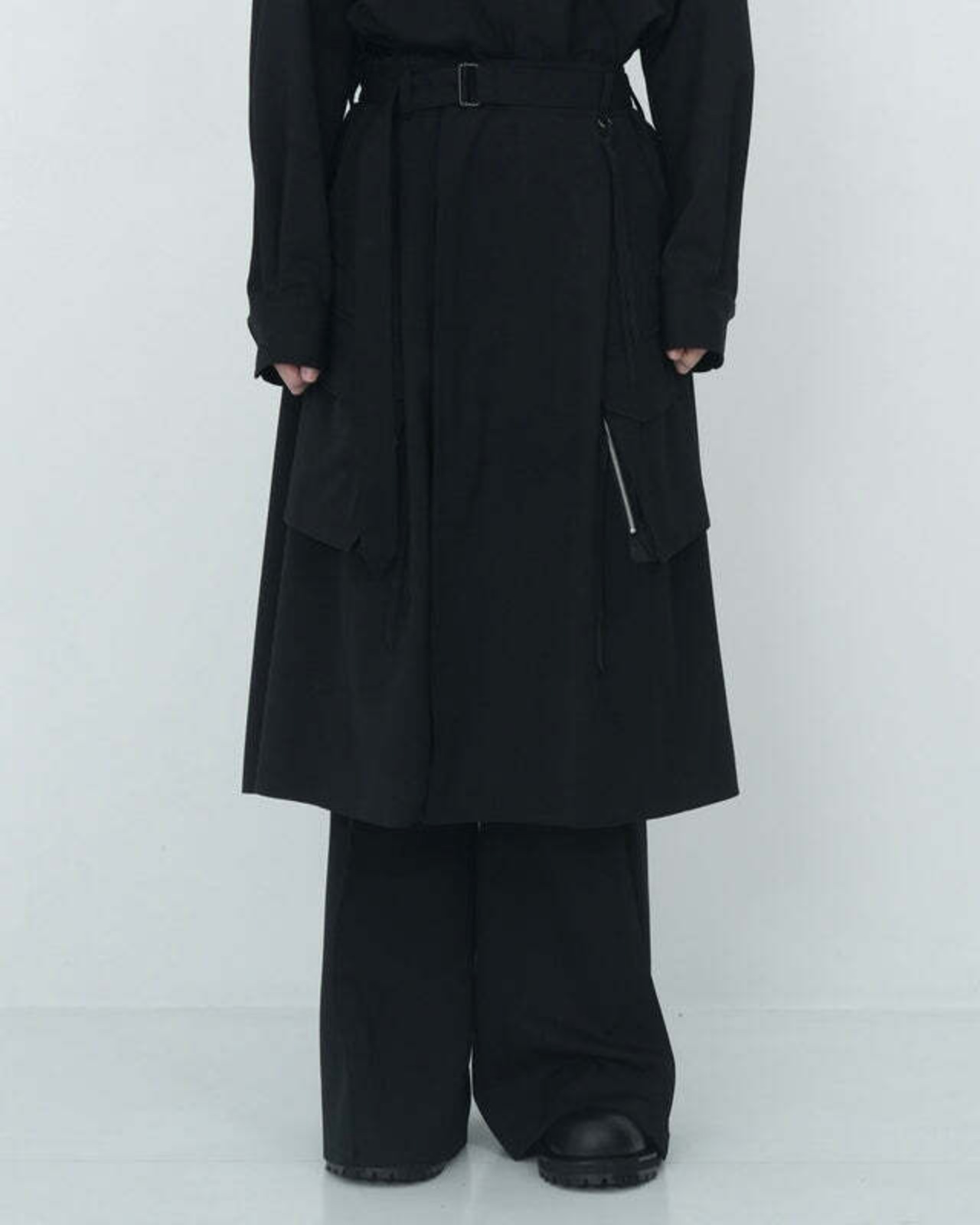 【26AW】Tamme タム / SOUTIEN COLLAR COMBAT SKIRT - 4