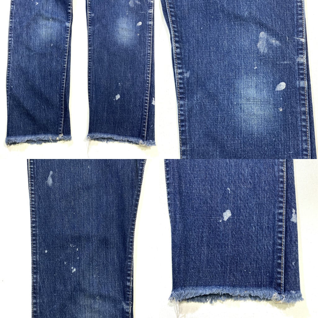 希少 60年代 ビンテージ Levi's リーバイス ビッグE オレンジタブ 606 スリムテーパードデニムパンツ ジーンズ 実寸W31 L26  メンズ レディース 古着 60s ヴィンテージ 濃色【デニムパンツ】【VTG】【CS2212-10】【AN20】【PS2307P】 | cave