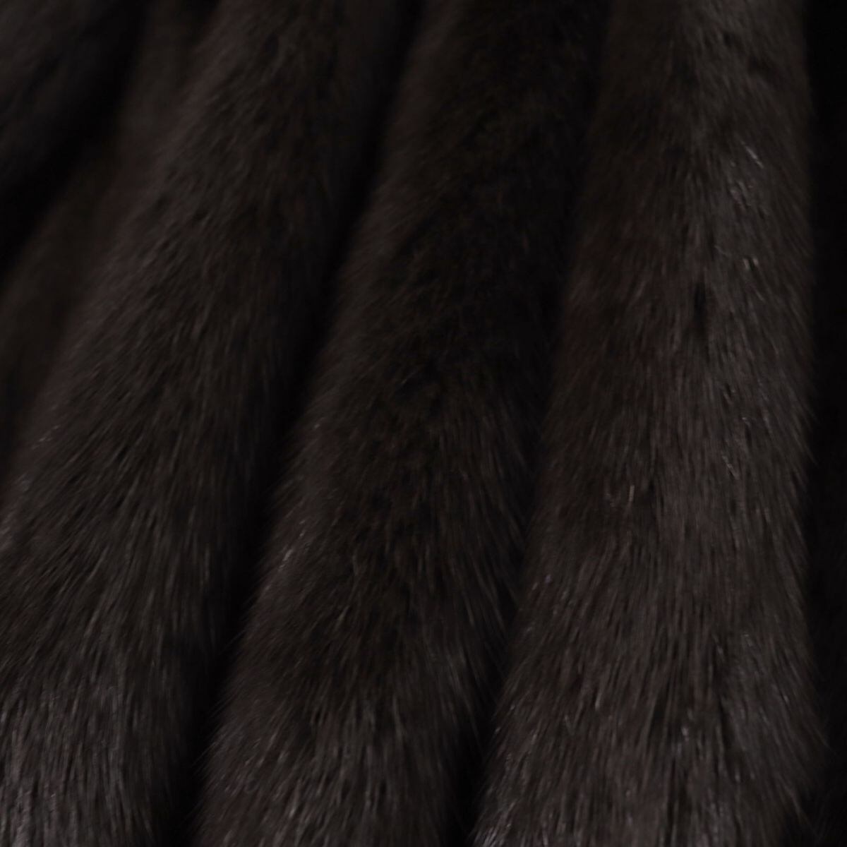 極美品☆Malvoisie マルボワジー MINK ミンク 本毛皮コート ダーク