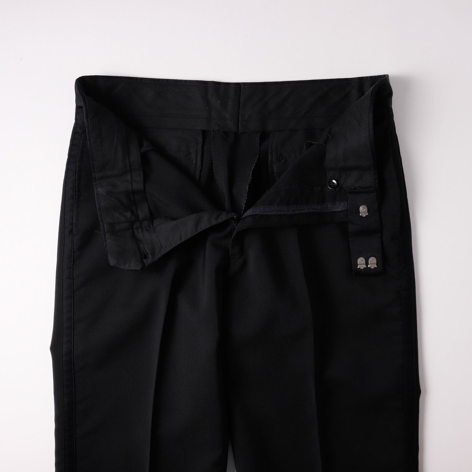 極美品】70s Special vintage wool tuxedo slacks pants W32 Black