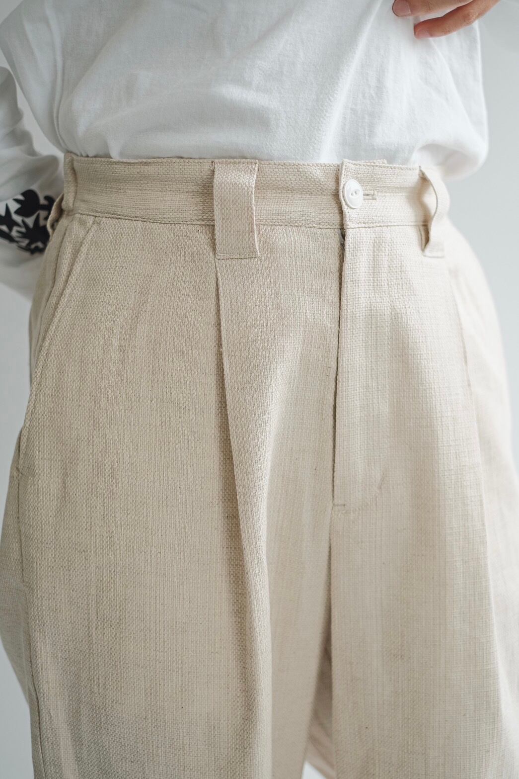 【WATARU TOMINAGA】Open Knee Trousers puzzle