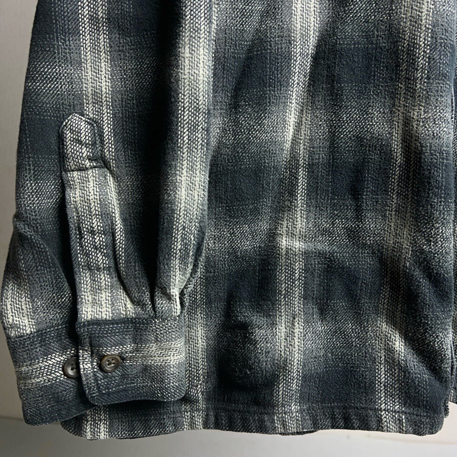 00's STJOHN'SBAY OMBRE PLAID Heavy Flannel Shirt 90年代 00年代 00's STJOHN'SBAY OMBRE PLAID Heavy Flannel Shirt 90年代 00年代
