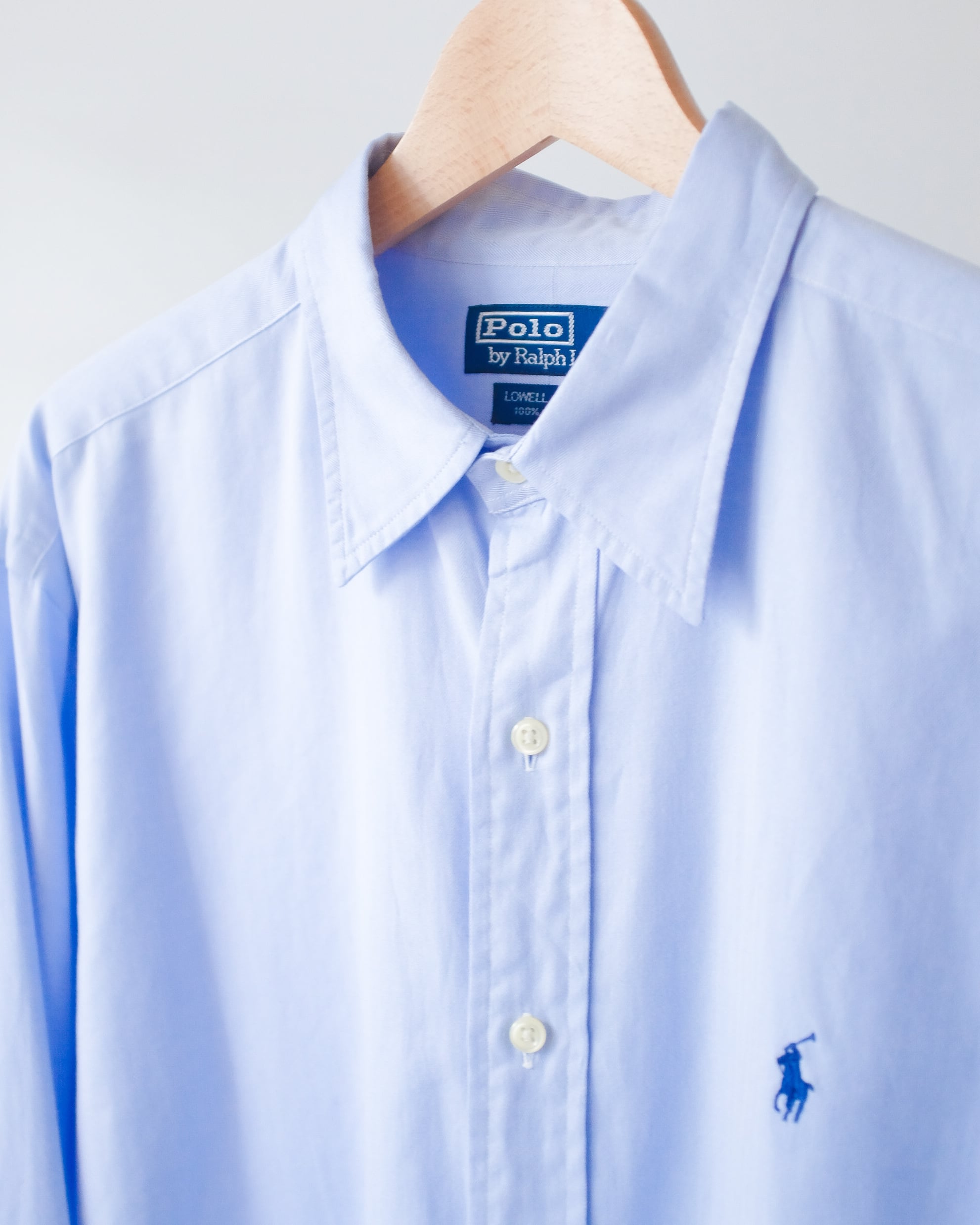 Ralph Lauren】LOWELL SPORTコットンヘリンボーンシャツ | 古着 通販