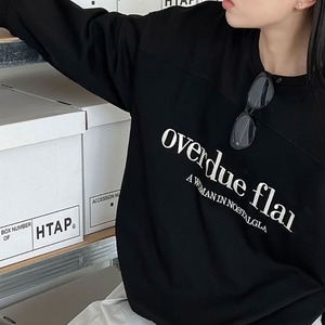 logo print sweatshirt J00047