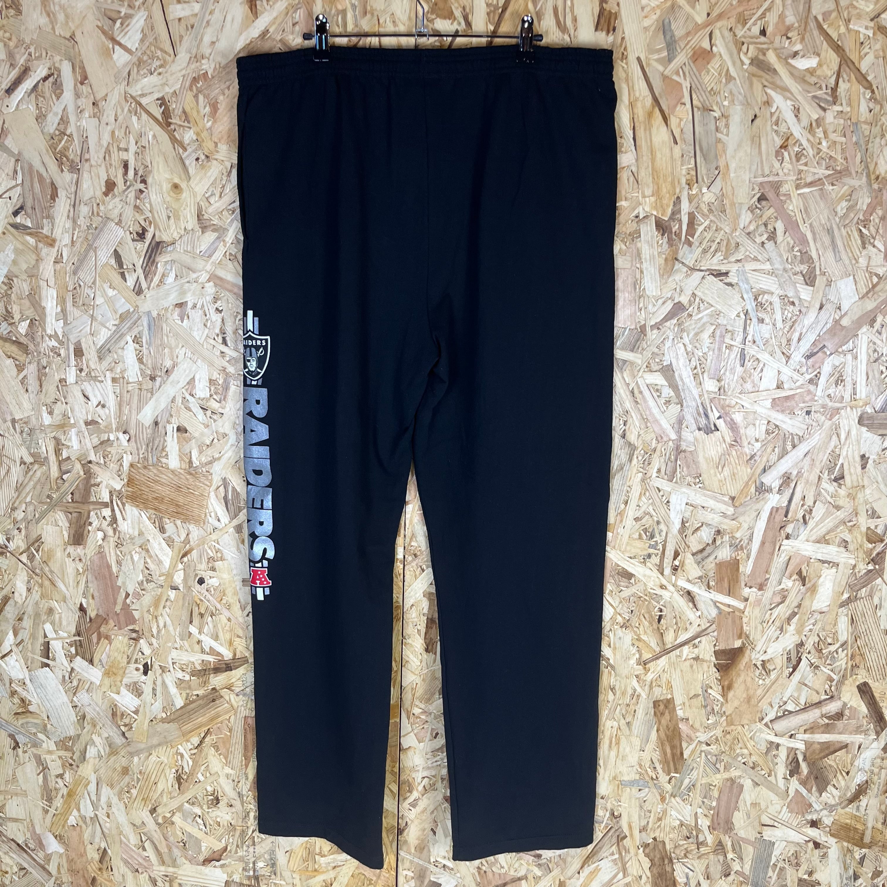 ☆NFL RAIDERS スウェット パンツ アメフト レイダース ロゴ プリント