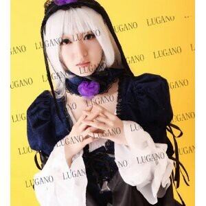 K1841 ローゼンメイデン◇水銀燈 風 衣装＋ウイッグセット コスプレ