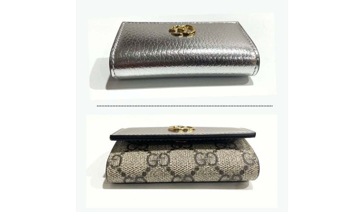 日本限定 GUCCI グッチ 6連キーケース GGマーモント バイカラー