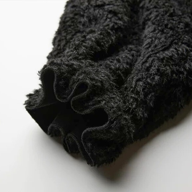 Beads toggle boa jacket C1421