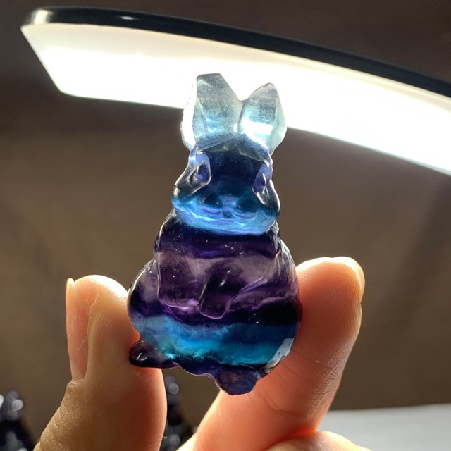 18.(訳)フローライトうさぎ・インテリア