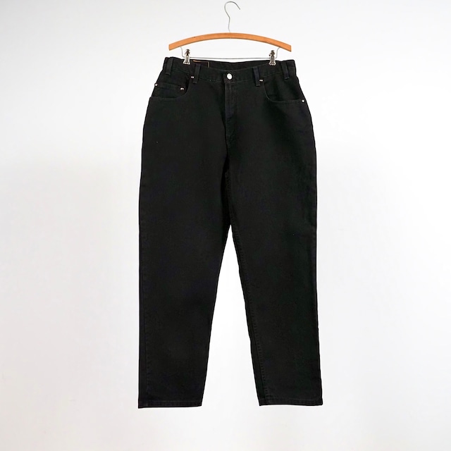 Levi's 545-0260 W36/L30(W33/L30) Black Denim Pants USA製 オリジナルレングス リーバイス デニムパンツ サルファ染め