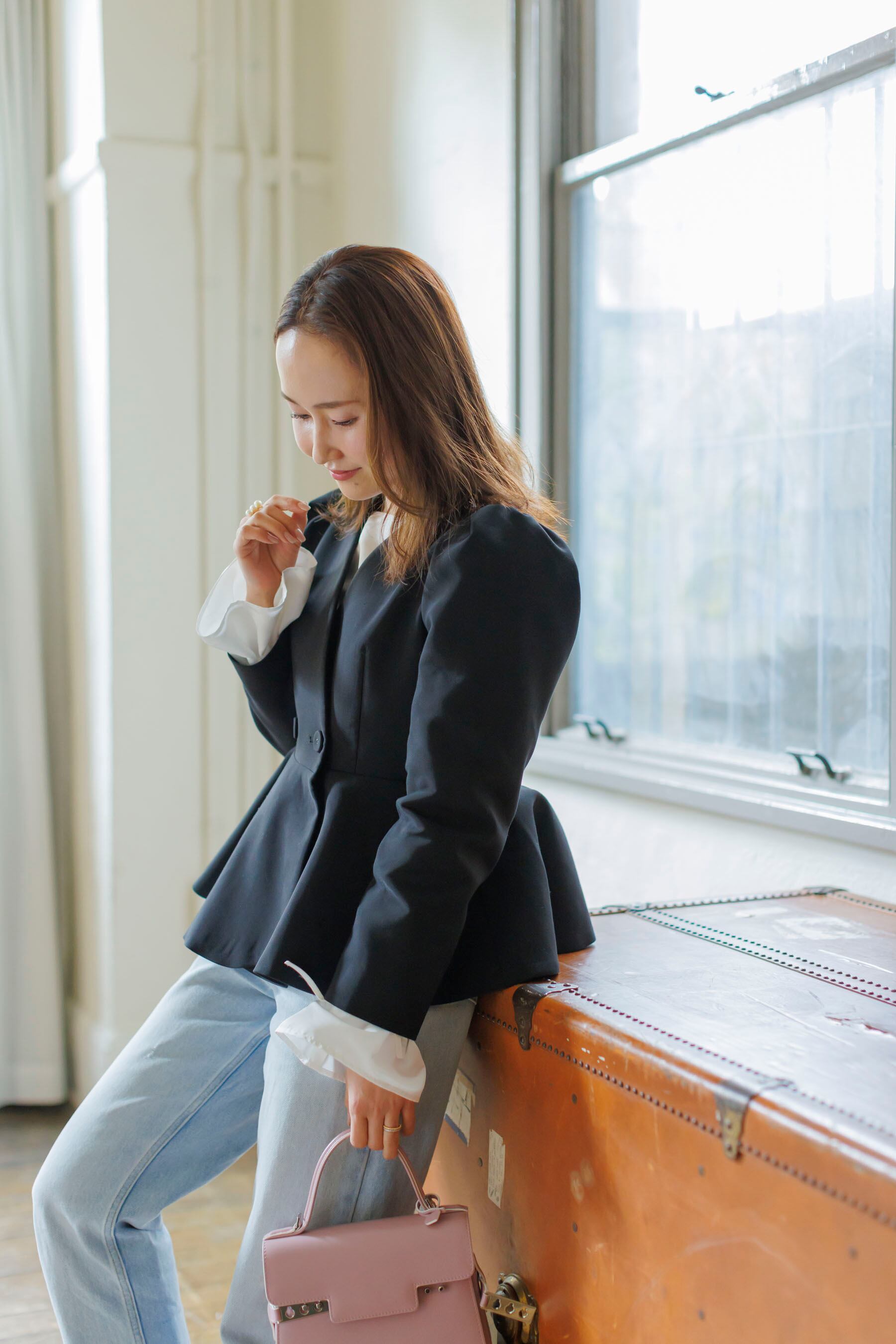 再販】10/24(THU)21:00ー Peplum jacket 即納 | Bluelea