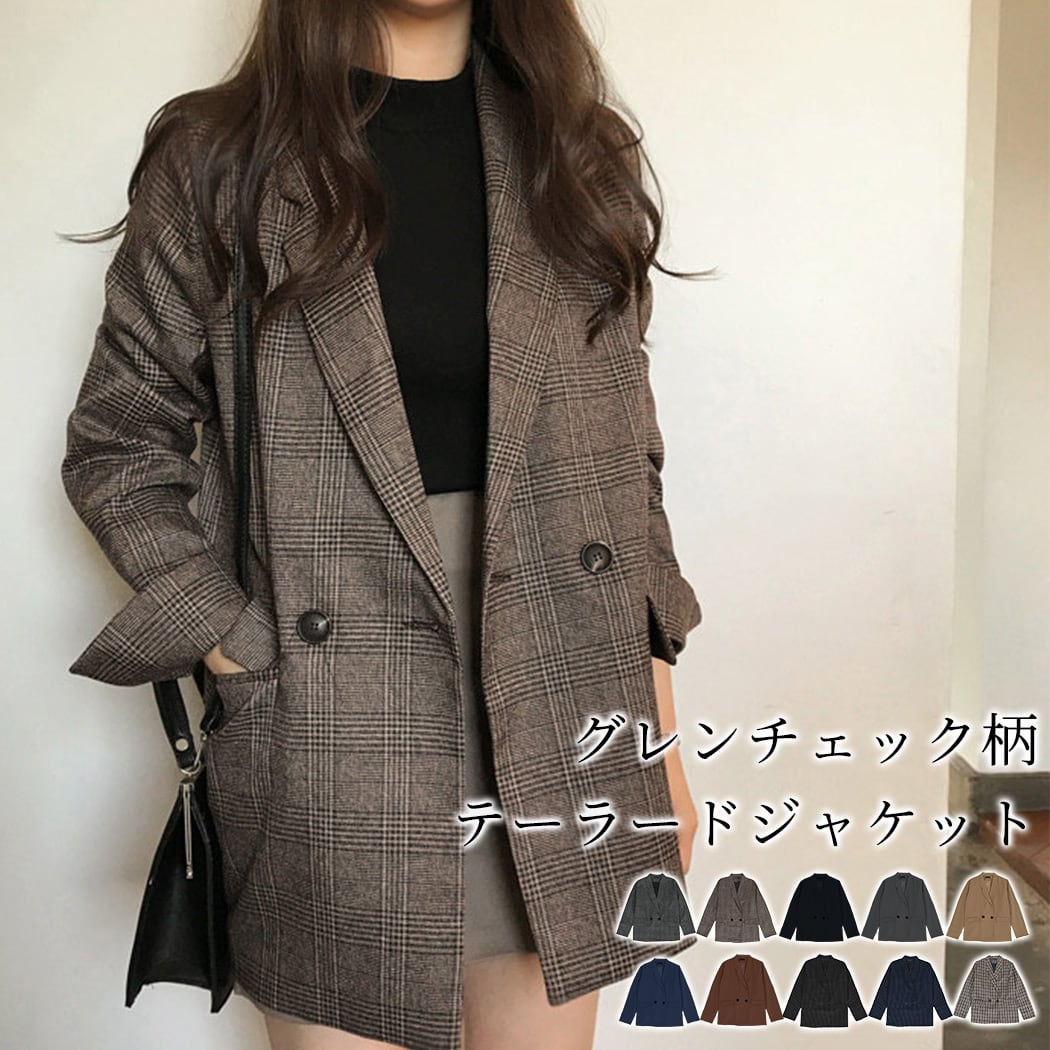 EVISU エルボーパッチ付きチェック柄テーラードジャケット EVISU エルボーパッチ付きチェック柄テーラードジャケット EVISU