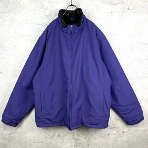00's LANDS END ナイロンジャケット 裏フリース