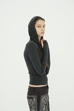 CLANE HALF ZIP WOOL HOODED TOPS 3色展開