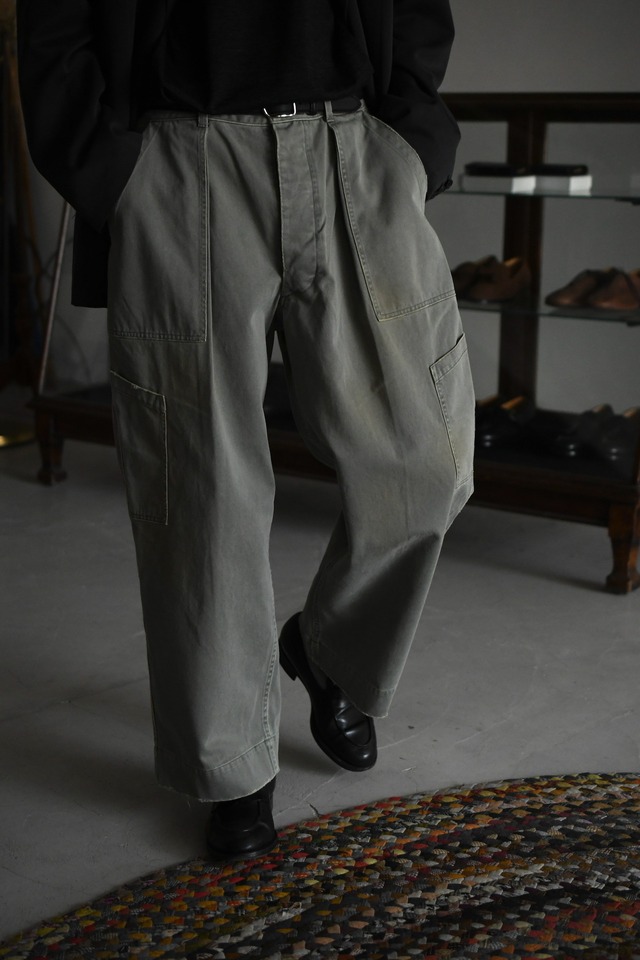 A.PRESSE / Vintage USAF Hemmed Bottoms (Sage)