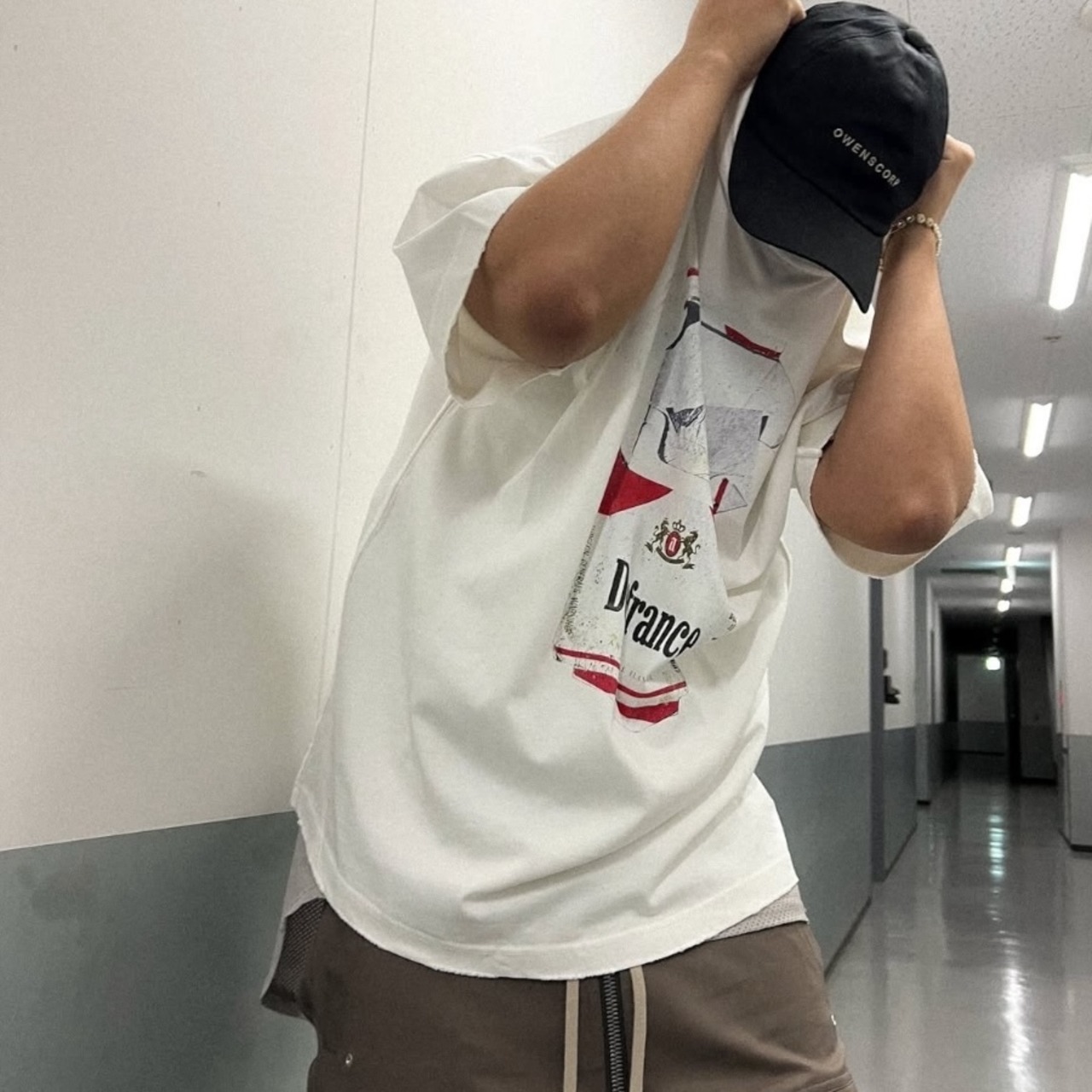 【ARNODEFRANCE】"AYIN EXCLUSIVE" VINTAGE T-SHIRT 'NO SMOKE WITHOUT FIRE' - 7