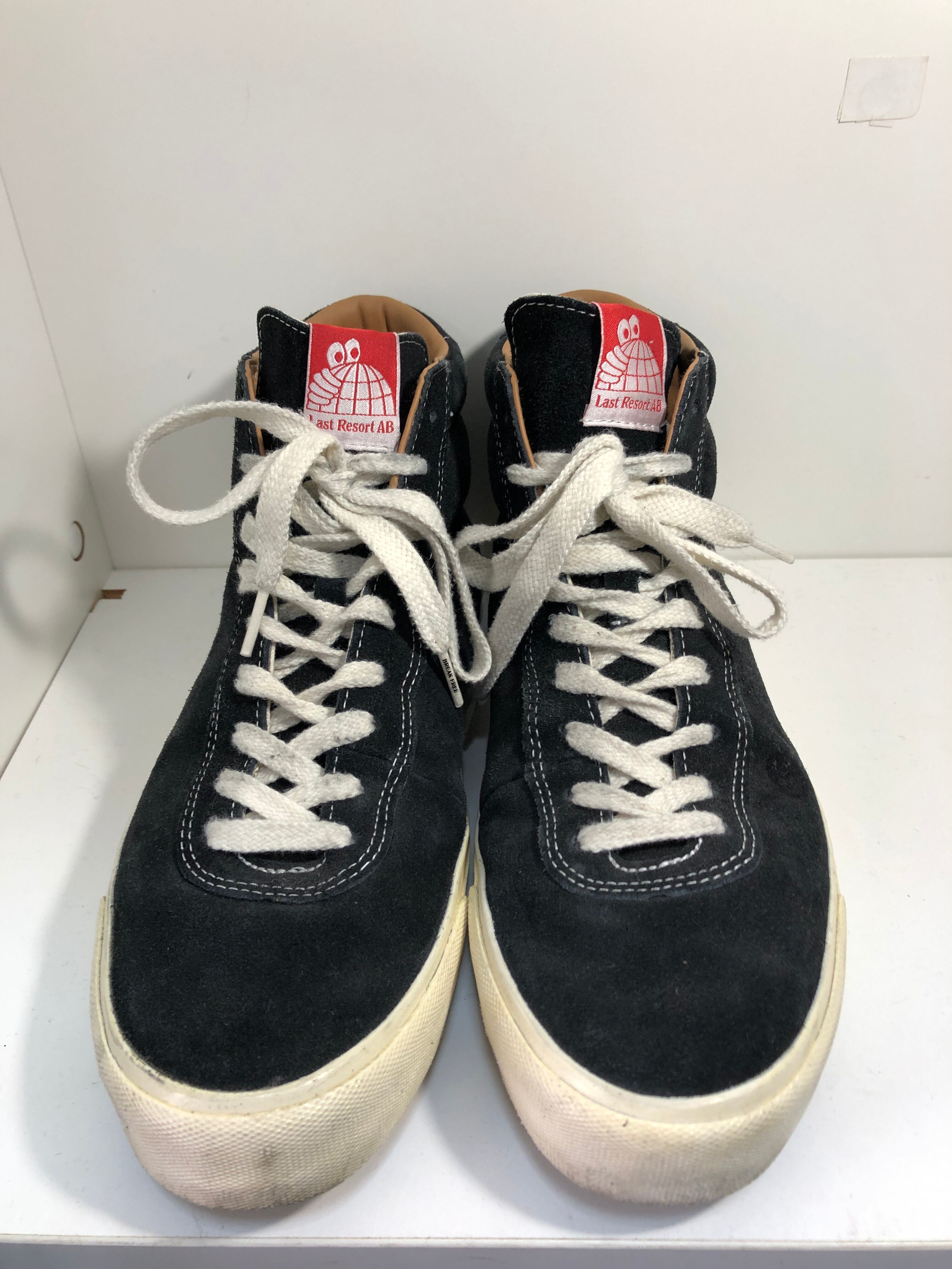 026030 last resort ab ハイカット スニーカー 28cm ブラック スエード