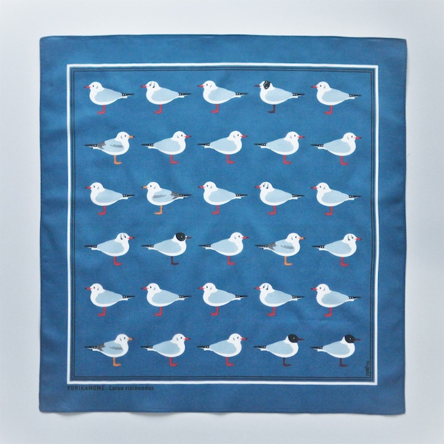 日本のいきものハンカチ ユリカモメ
