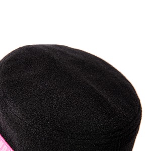 送料無料【HIPANDA ハイパンダ】男女兼用 バケット ハット 帽子 UNISEX LOGO HAT / BLACK