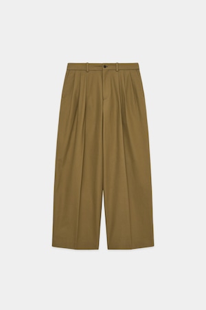 (MARKAWARE) TRIPLE PLEATED WIDE TROUSERS