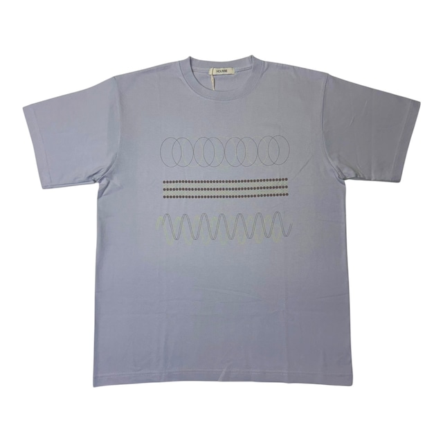 【HOUSSE】 RHYTHM S/S T (Purple)〈国内送料無料〉