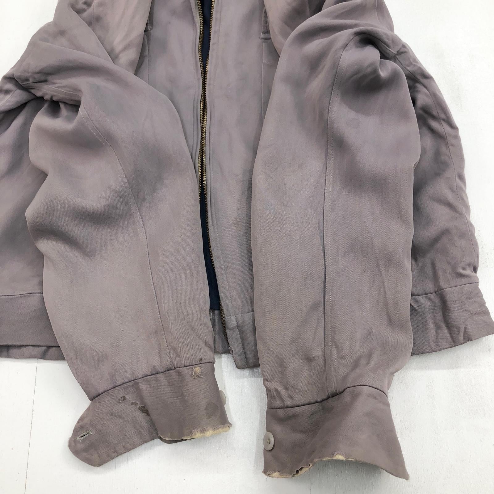 UNKNOWN 50 -60年代 レーヨン系 ギャバジャン ギャバジンジャケット