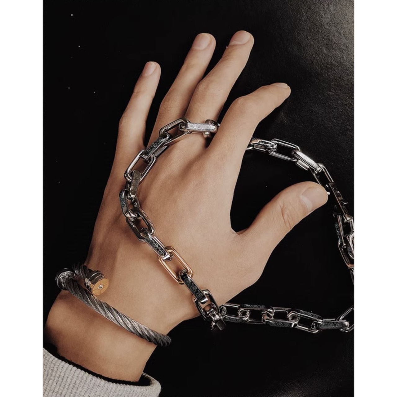 リトルデイジースクエア ネックレス W164