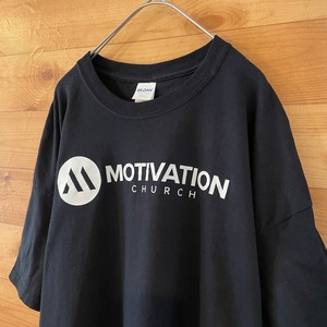 【GILDAN】教会 ロゴ プリント Tシャツ XL ビッグサイズ ギルダン US古着 アメリカ古着