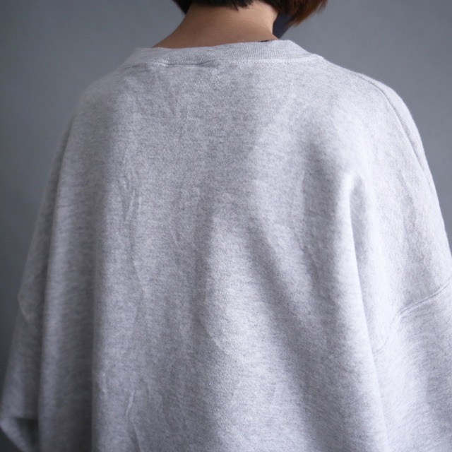 "おしゃれクマ" good printed XXL over silhouette sweat