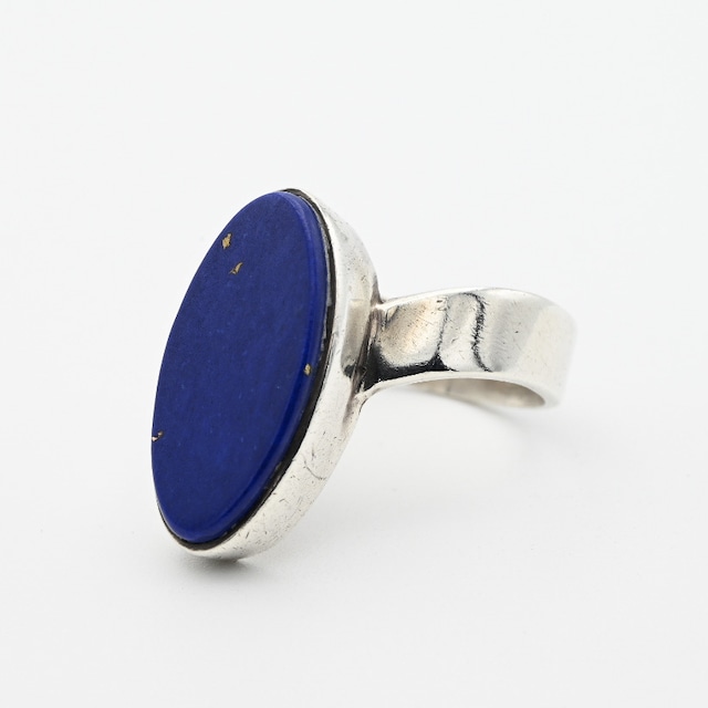 Modern Shape Blue Lapis Lazuli  Ring #14.0 / England