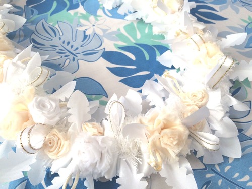 （レシピなし）【Angel by your side（エンジェル　バイ　ユア　サイド）　キット】　ハワイアンリボンレイ