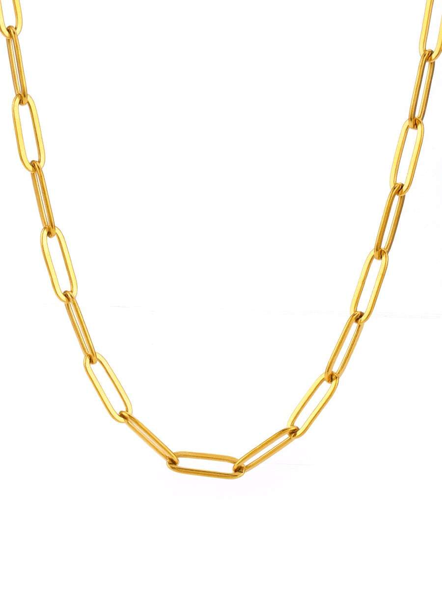 Stainless レクタングルネックレス