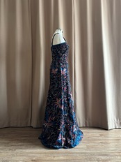 exotic flower import maxi dress-4779-7